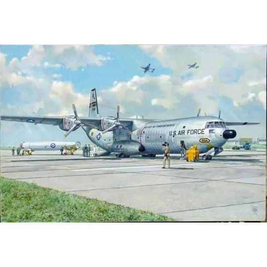 Douglas C-133 w/PGM 17 Thor IRBM, 1/144 - Roden 336