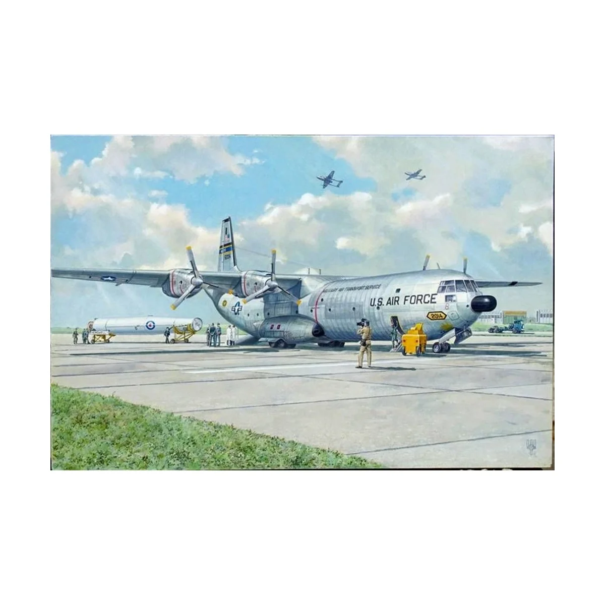 Douglas C-133 w/PGM 17 Thor IRBM, 1/144 - Roden 336