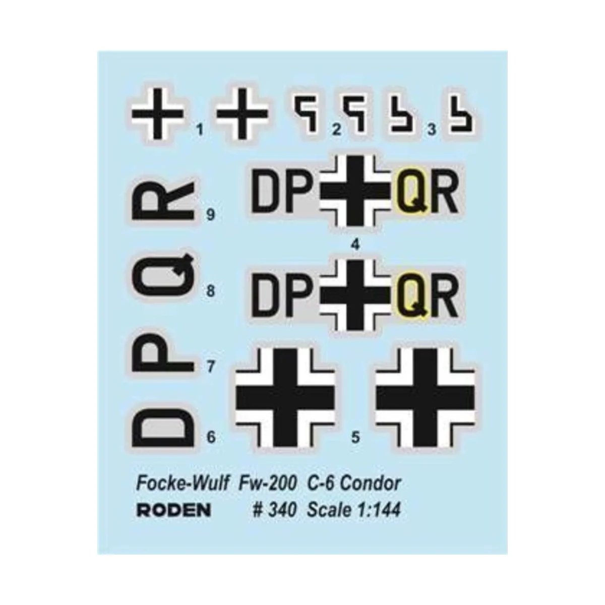 Focke-Wulf FW200C-6 Condor, 1/144 - Roden 340