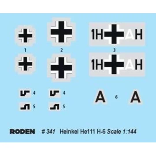 Heinkel He111 H-6, 1/144 - Roden 341