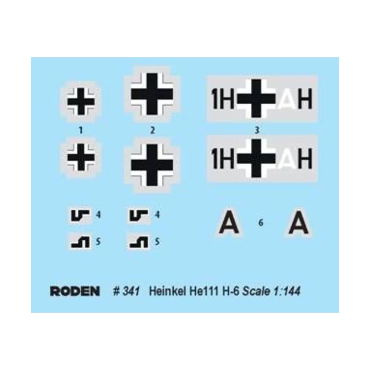 Heinkel He111 H-6, 1/144 - Roden 341