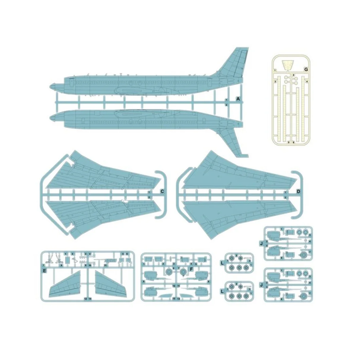 Boeing 707-321, 1/144 - Roden 338