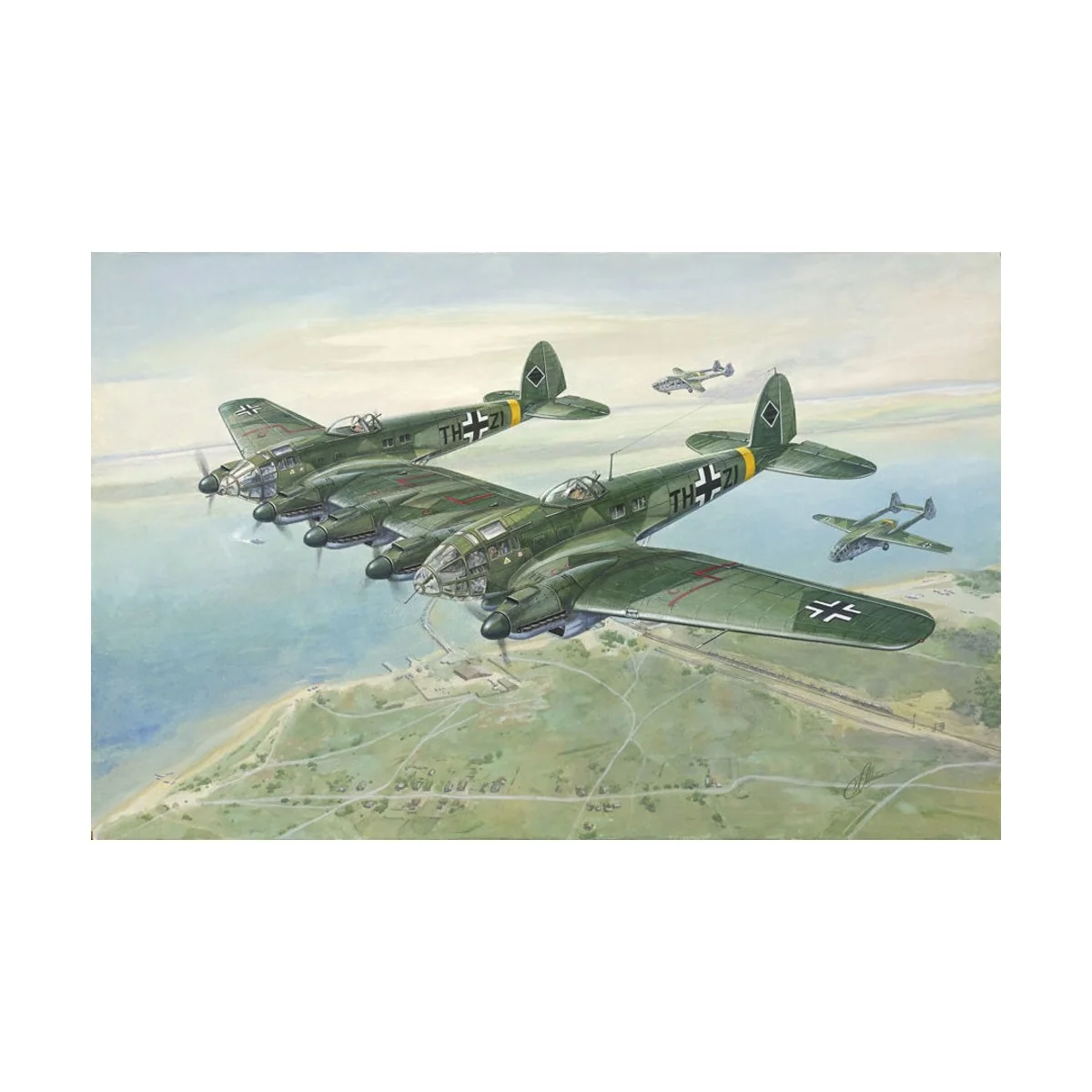 Heinkel He111Z-1 Zwilling, 1/144 - Roden 346