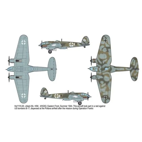 Heinkel He111 H-16/-20, 1/144 - Roden 344