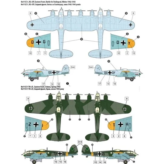 Heinkel He111Z-1 Zwilling, 1/144 - Roden 346