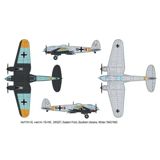 Heinkel He111 H-16/-20, 1/144 - Roden 344