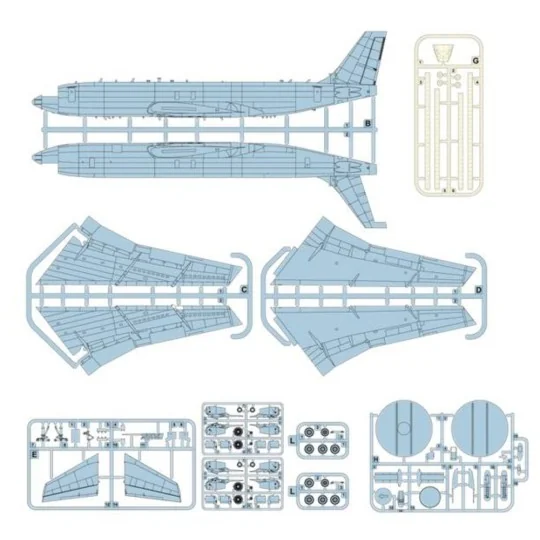 Boeing E-3 Sentry AWACS, 1/144 - Roden 345