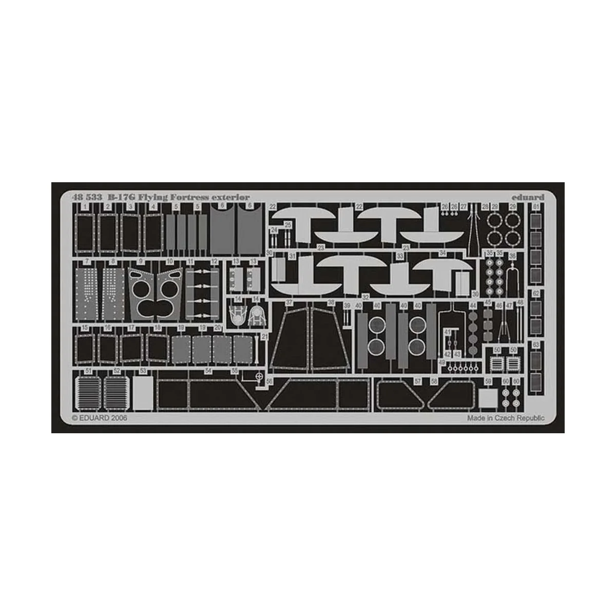 B-17G Flying Fortress exterior für Revell/Monogram Bausatz, 1/48 - ...