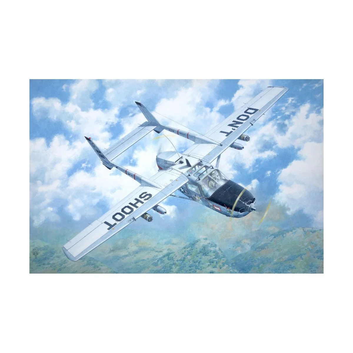 Cessna O-2A Skymaster, 1/32 - Roden 620