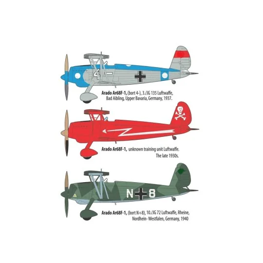 Arado Ar 68F-1, 1/48 - Roden 454