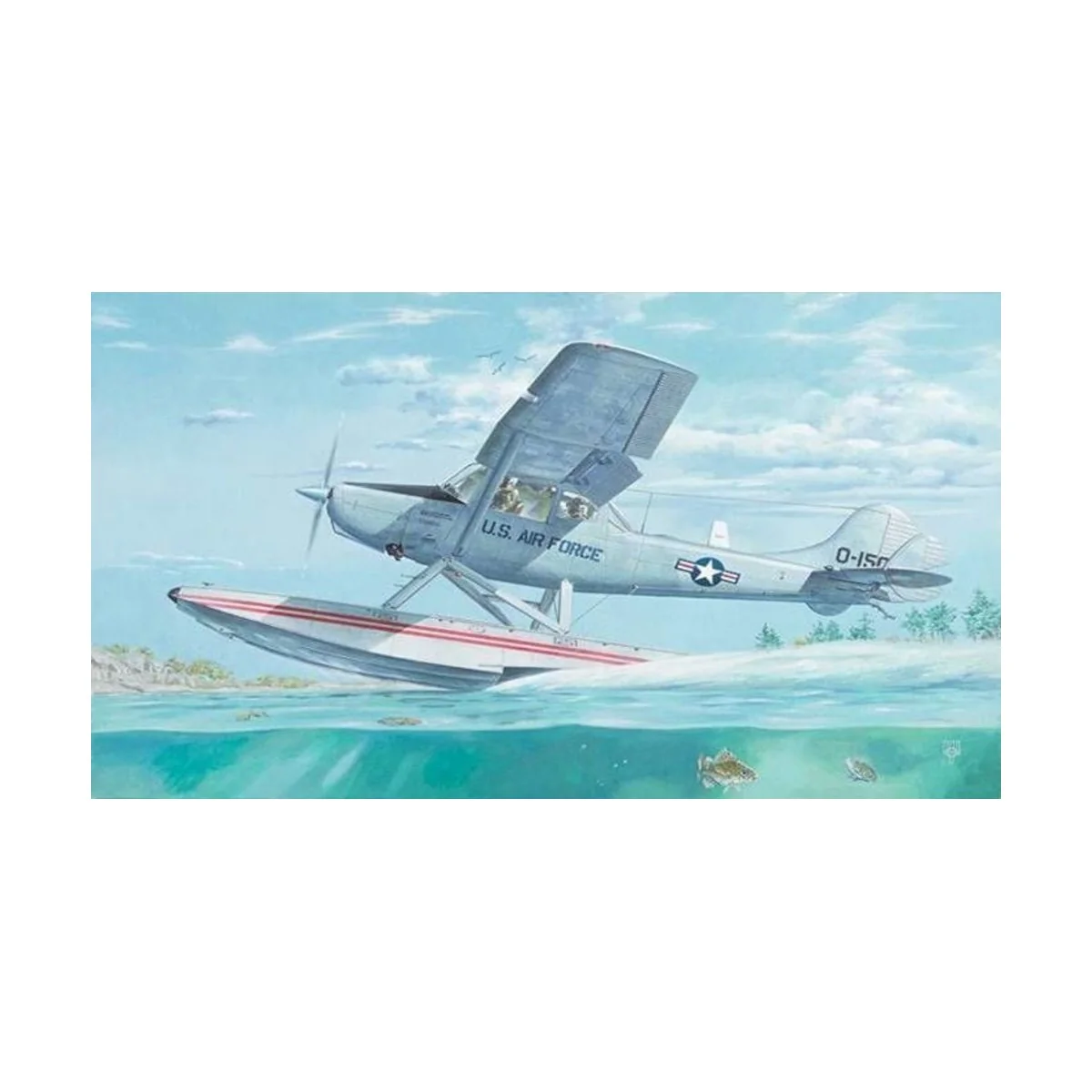 L-19/O-1 Bird Dog Floatplane, 1/32 - Roden 629