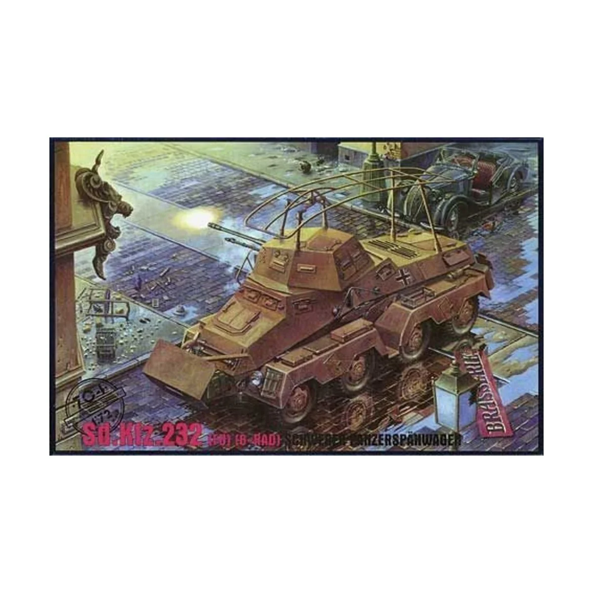 Sd.Kfz. 232 Schwerer Panzerspähwagen, 1/72 - Roden 704