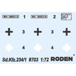Sd.Kfz 234/1 Puma, 1/72 - Roden 703 2