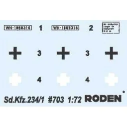 Sd.Kfz 234/1 Puma, 1/72 - Roden 703 2