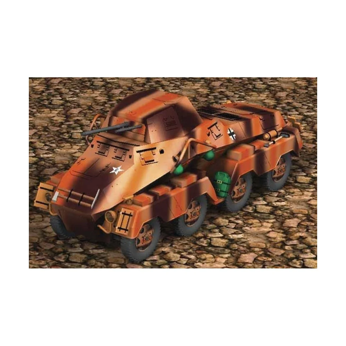 Sd.Kfz. 231 Schwerer Panzerspähwagen, 1/72 - Roden 702