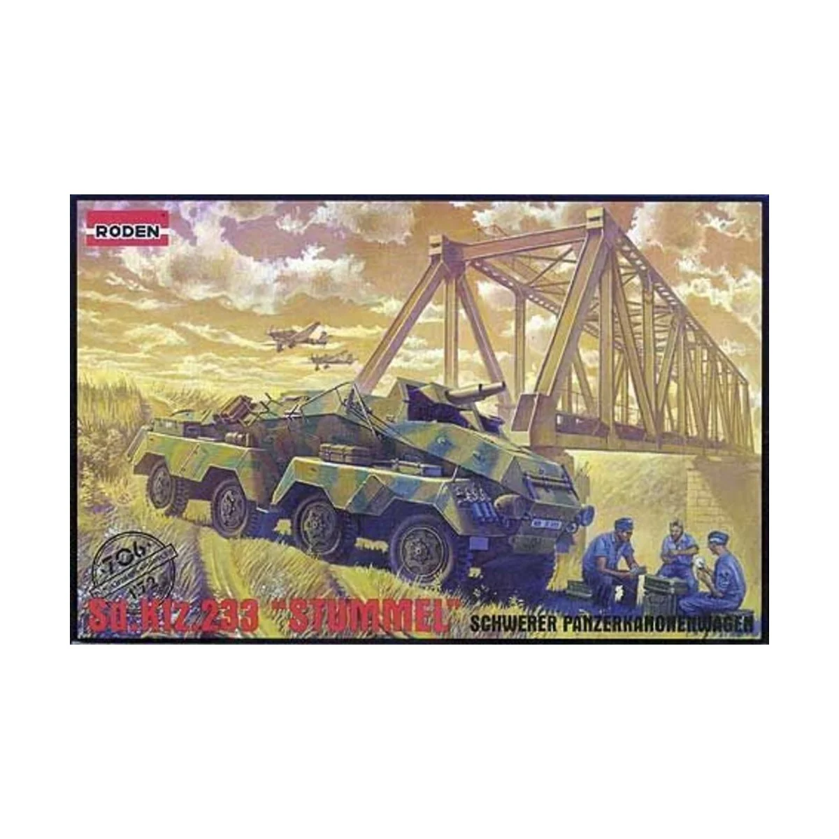 Sd.Kfz. 233 ''Stummel'', 1/72 - Roden 706