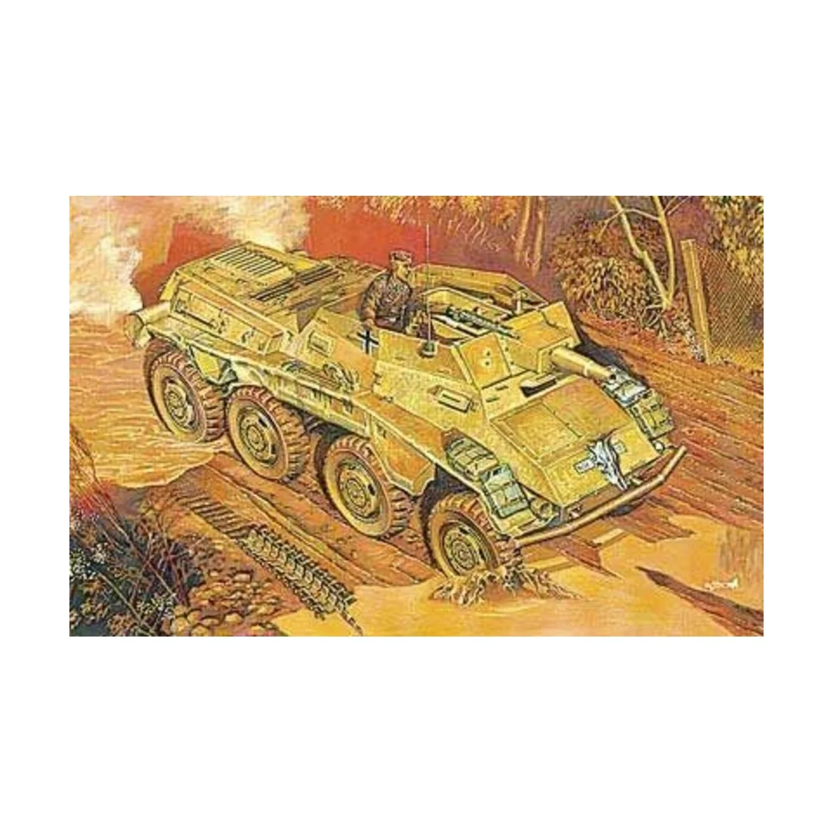 Sd.Kfz.234/3 Schw.Pz.kanonenwg., 1/72 - Roden 707