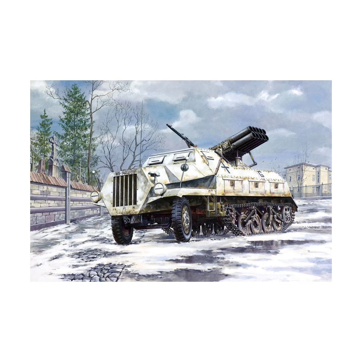 Sd.Kfz. 4/1 Panzerwerfer 42 (early), 1/72 - Roden 712