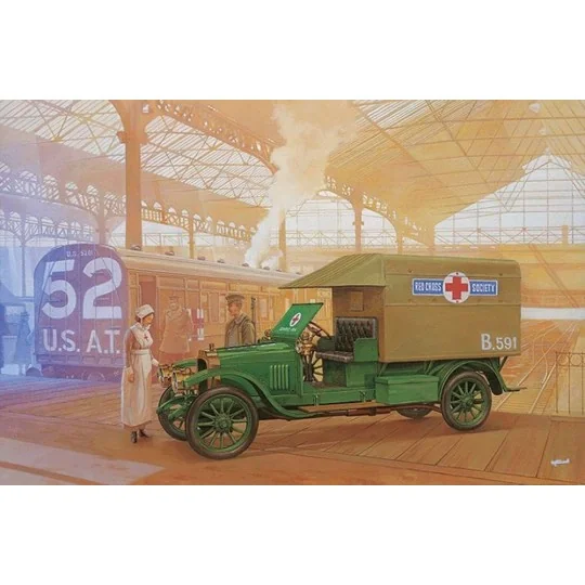 Vauxhall D-type Red cross, 1/72 - Roden 717