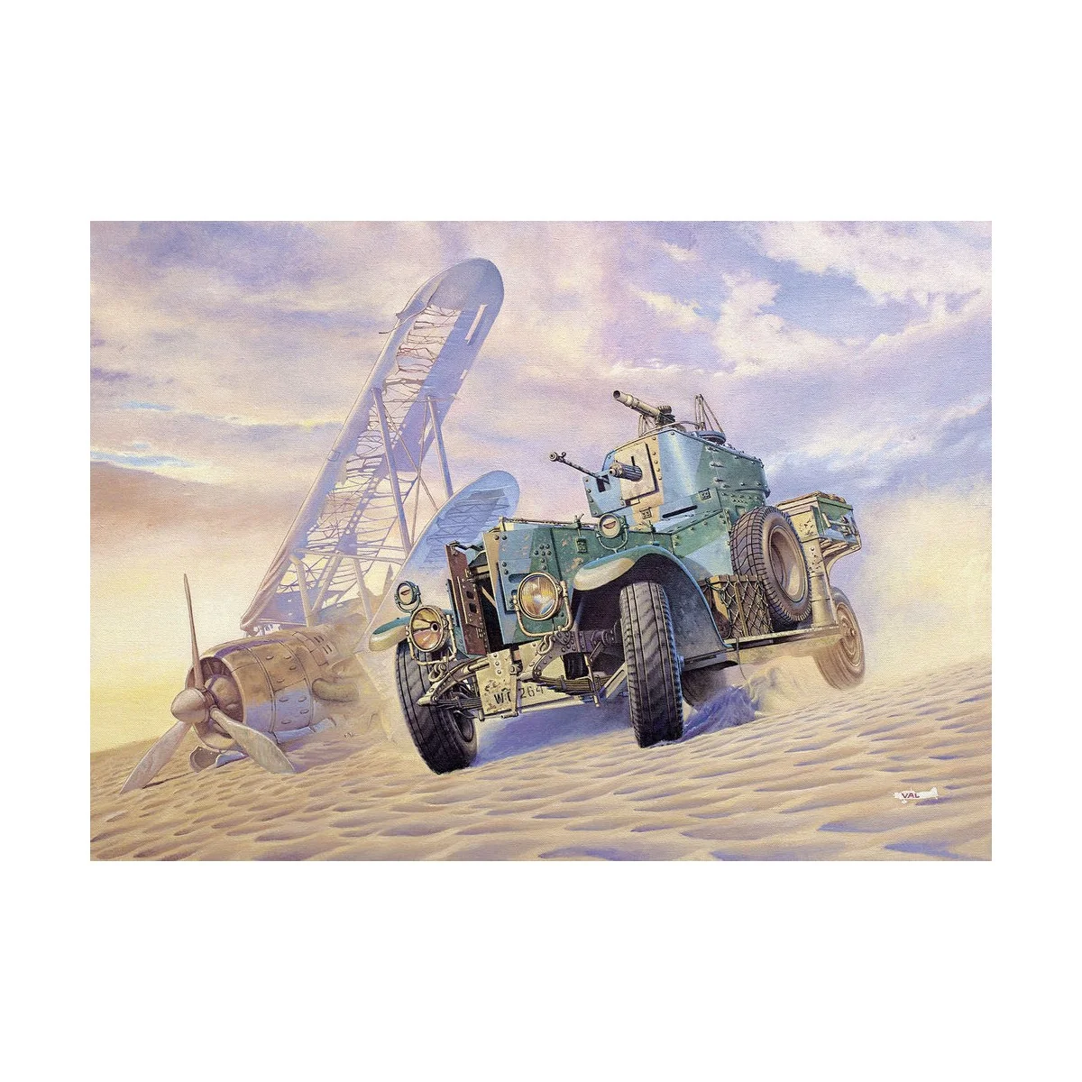 British Armoured Car Pattern 1920 Mk.II (modified with sand tyres),...