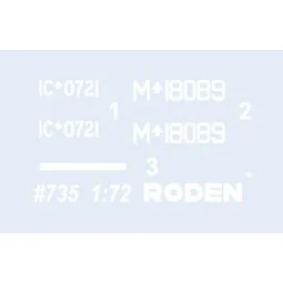 Vauxhall D-type, 1/72 - Roden 735 2