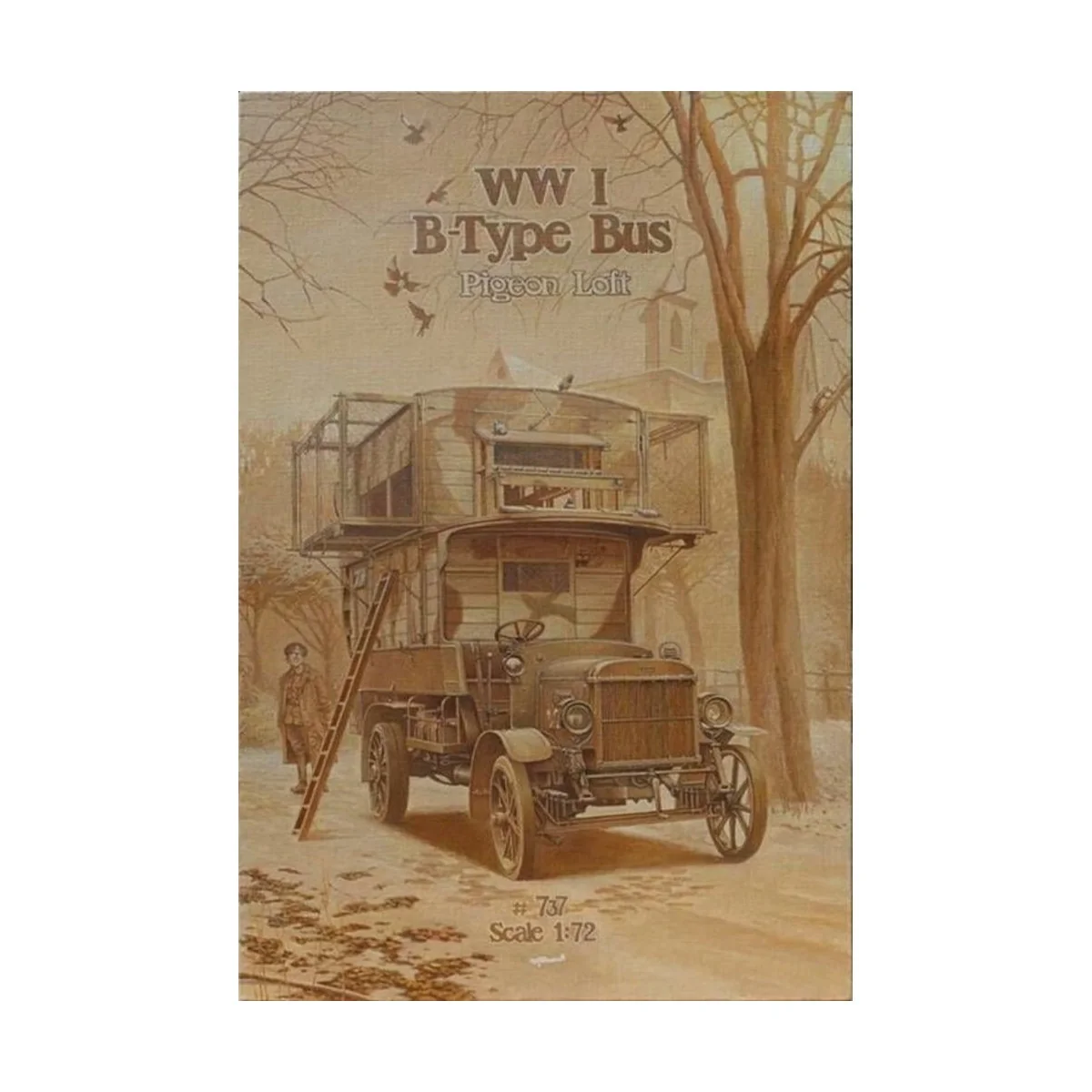 Type B WWI Bus "Pigeon Loft, 1/72 - Roden 737