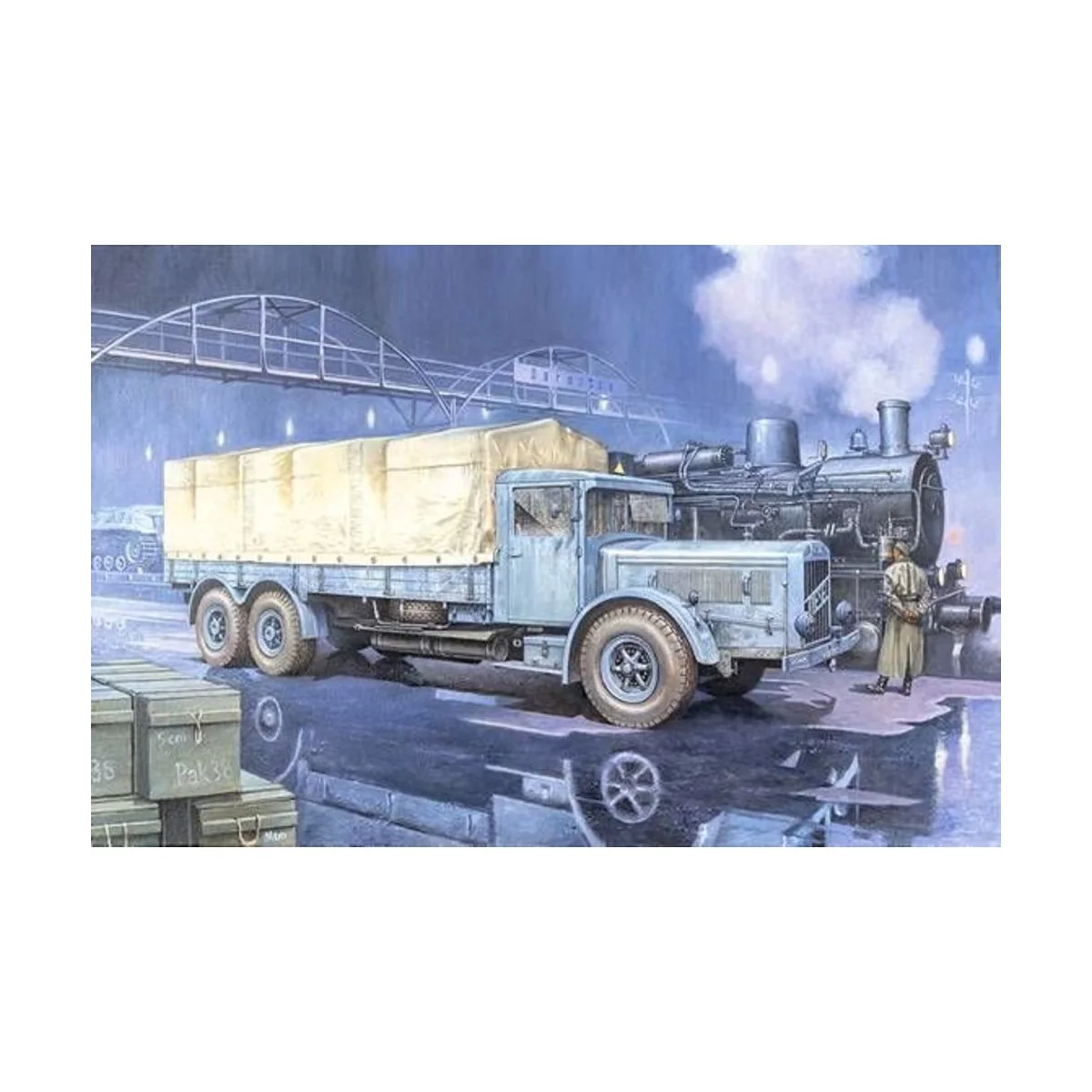 Vomag 8 LR LKW WWII German Heavy Truck, 1/72 - Roden 738