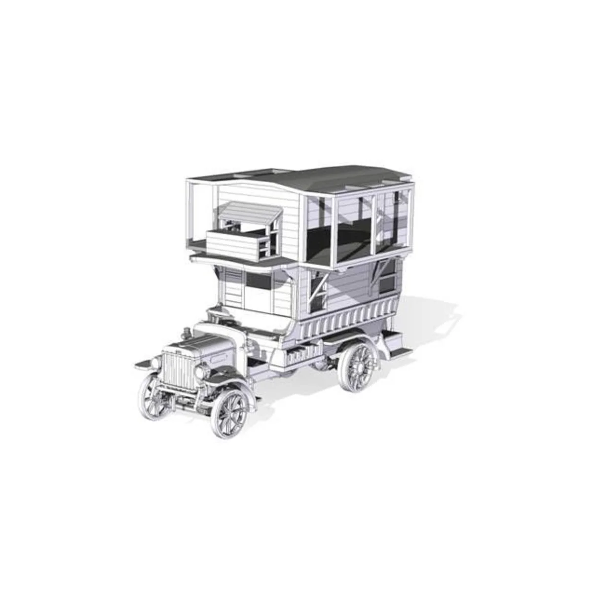 Type B WWI Bus "Pigeon Loft, 1/72 - Roden 737
