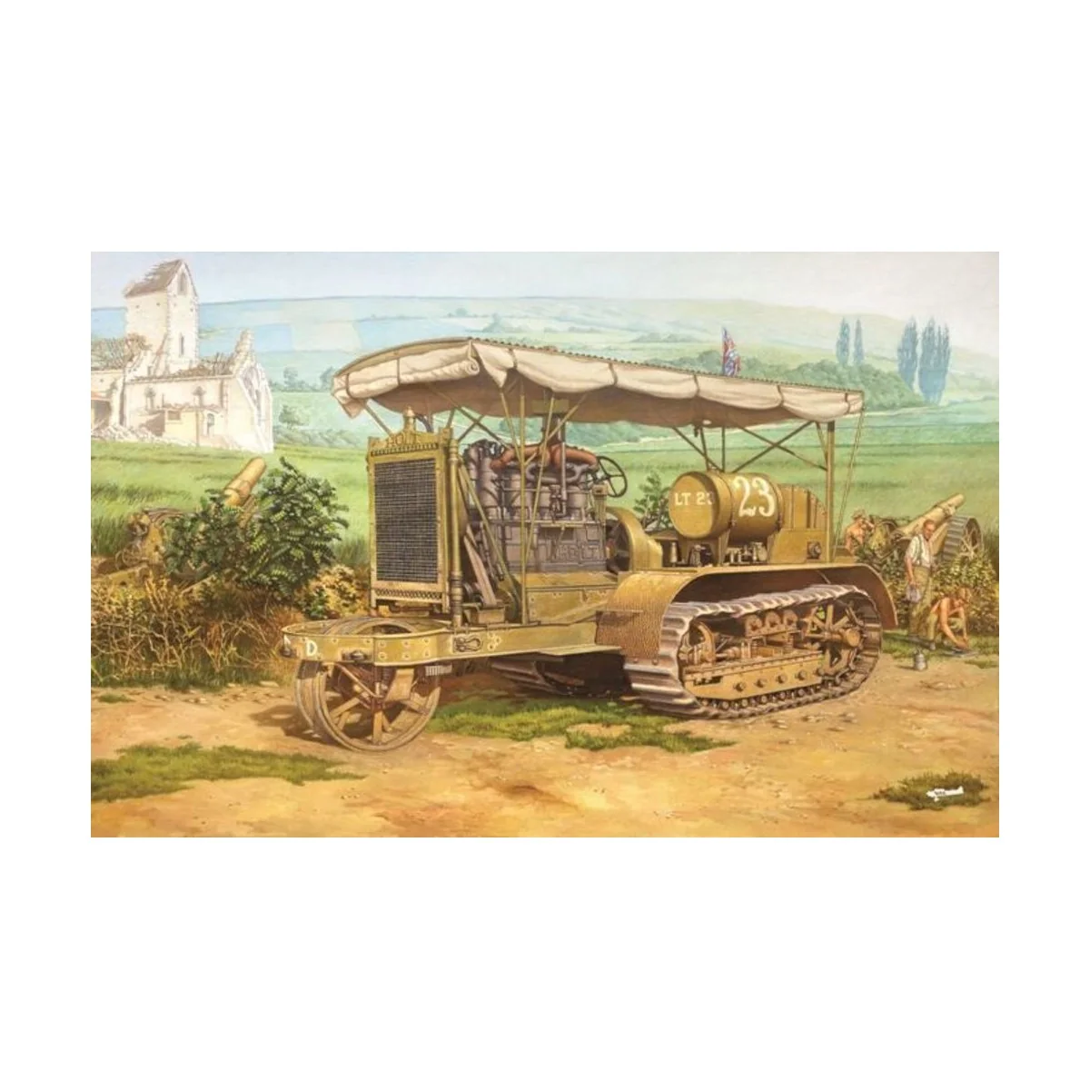 Holt 75 Artillery tractor, 1/35 - Roden 812