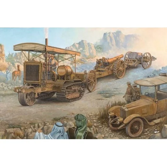 Holt 75 Artillery Tractor w/BL 8-inch Howitzer, 1/35 - Roden 814
