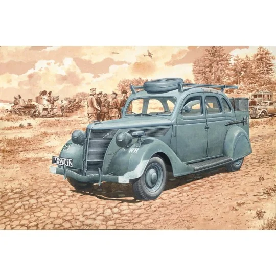 Ford V8-G81A Funkwagen, 1/35 - Roden 818