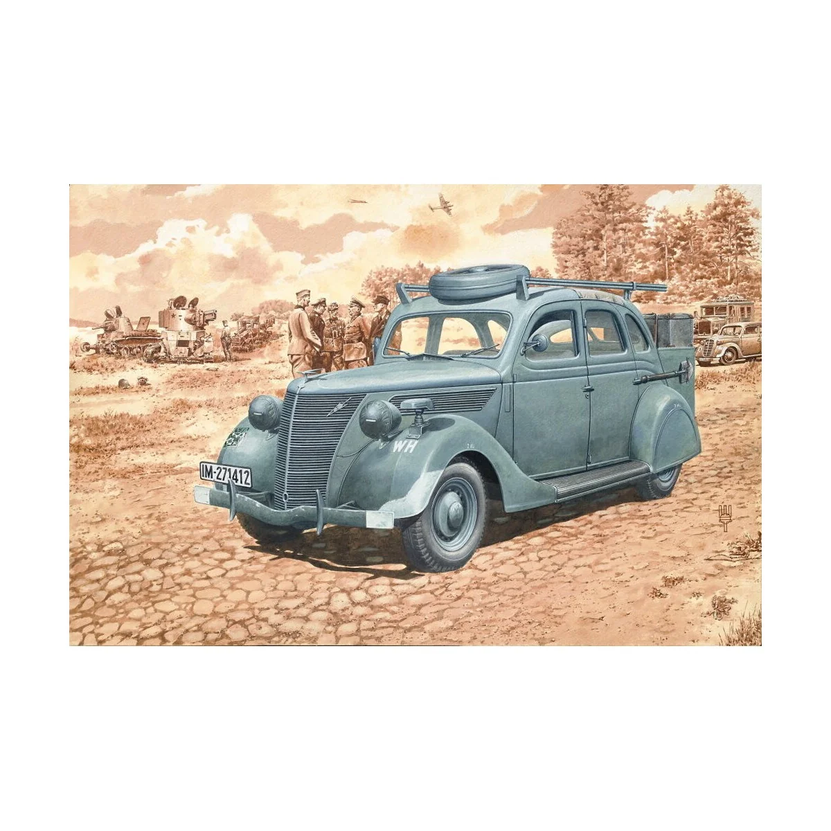 Ford V8-G81A Funkwagen, 1/35 - Roden 818