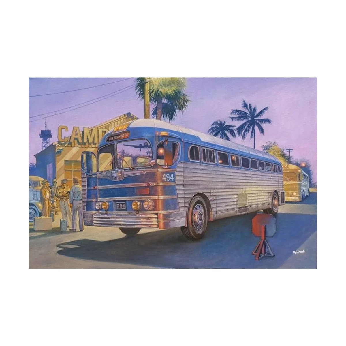 1947 PD-3701 Silverside Bus, 1/35 - Roden 816