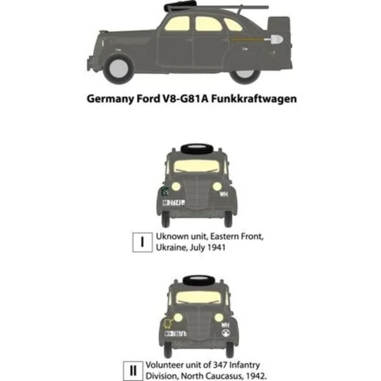 Ford V8-G81A Funkwagen, 1/35 - Roden 818