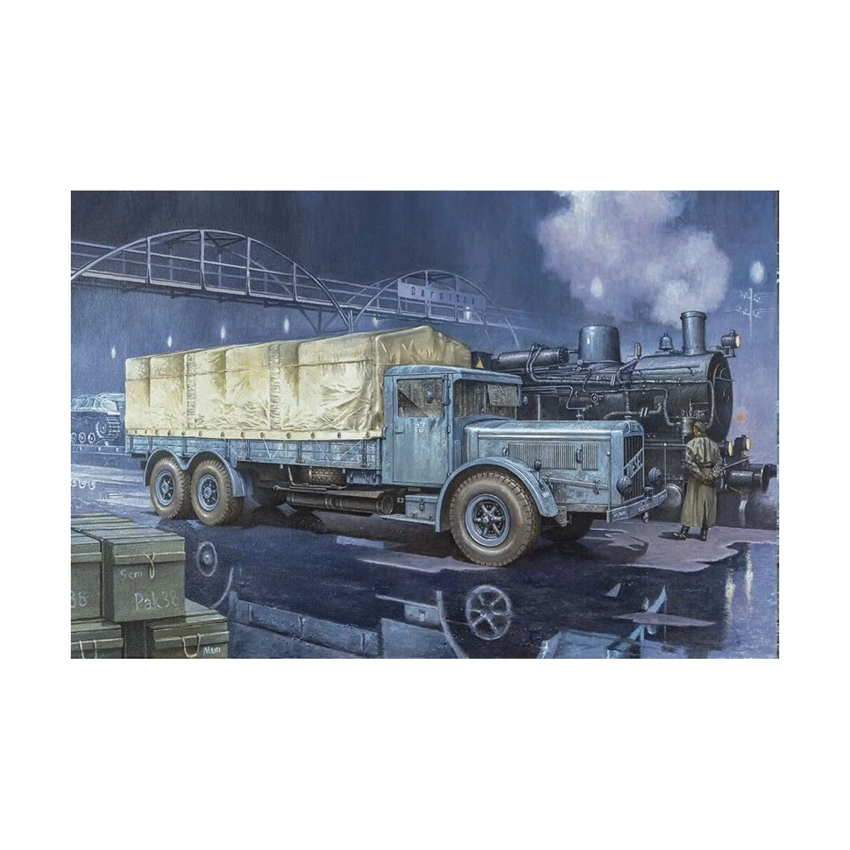 Vomag 8 LR LKW WWII German Heavy Truck, 1/35 - Roden 822