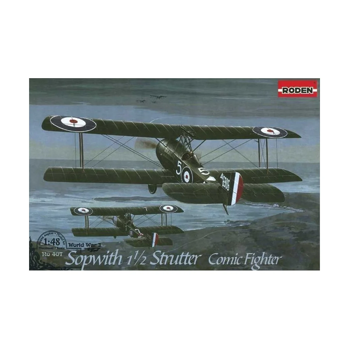 Sopwith 11/2 Strutter Comic fighter, 1/48 - Roden 407