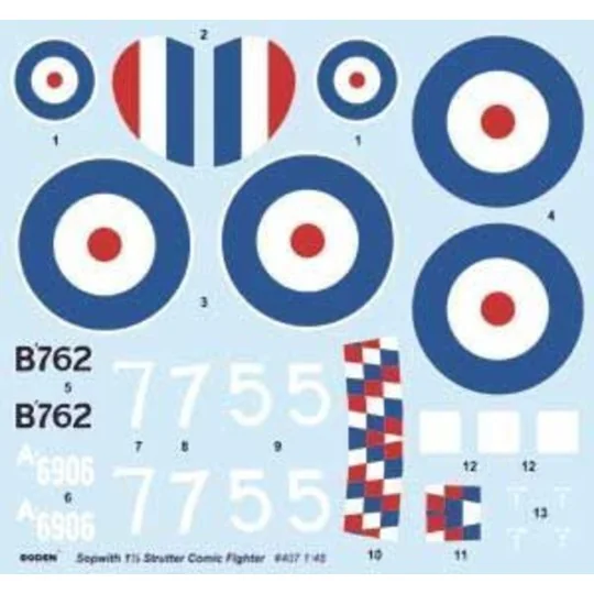 Sopwith 11/2 Strutter Comic fighter, 1/48 - Roden 407