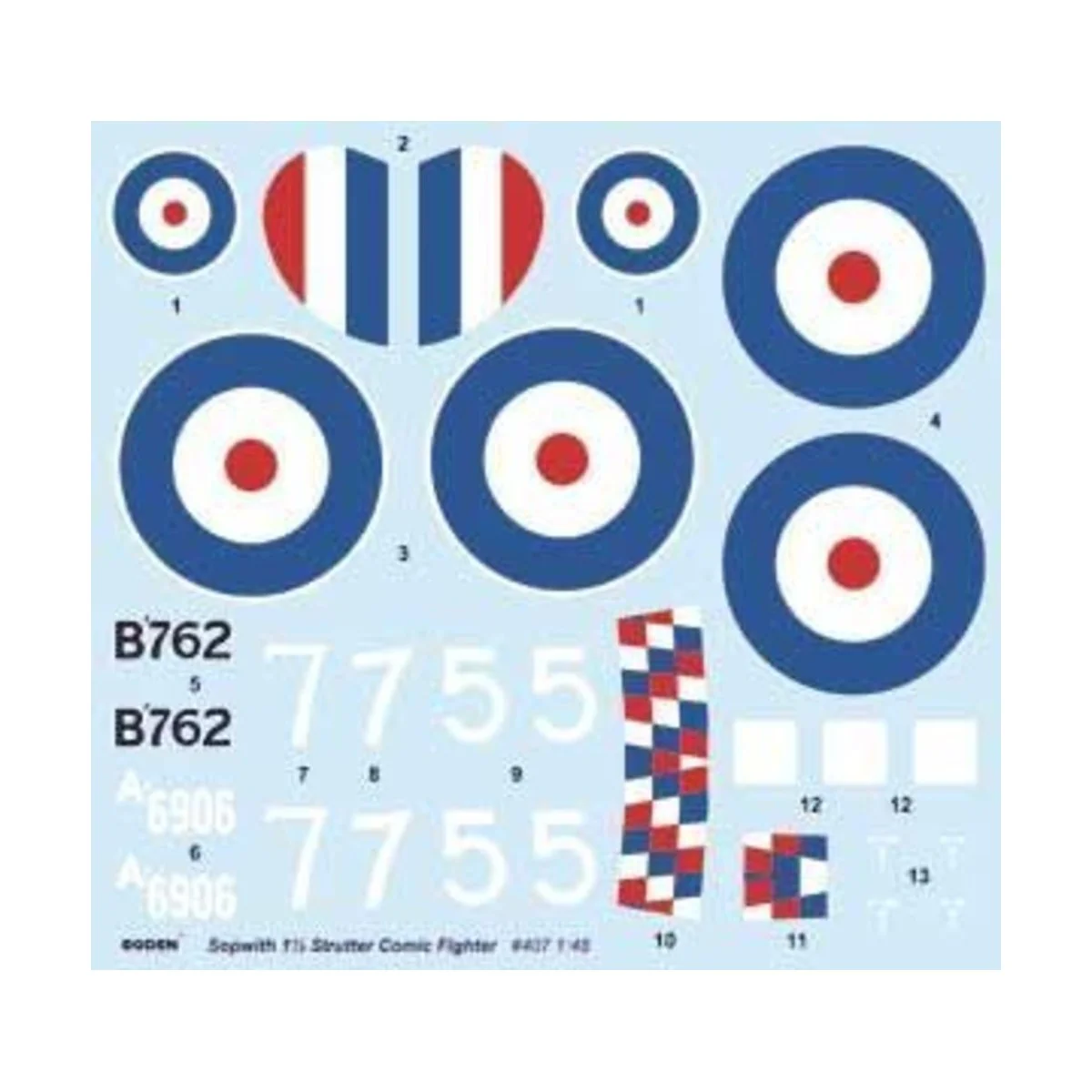 Sopwith 11/2 Strutter Comic fighter, 1/48 - Roden 407