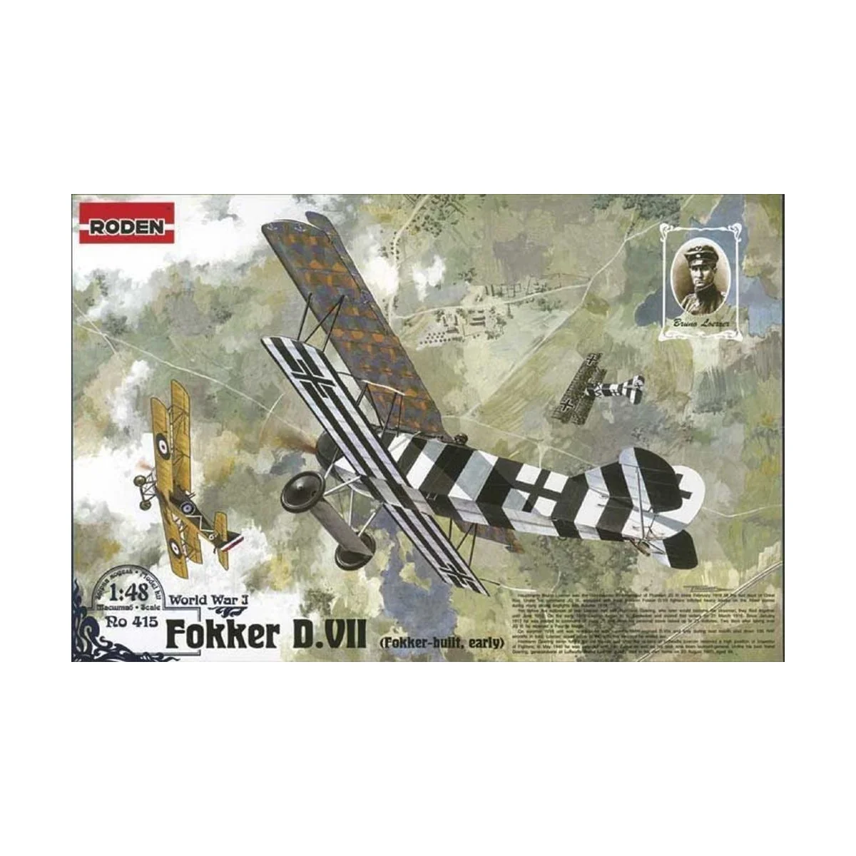 Fokker D.VII (early), 1/48 - Roden 415