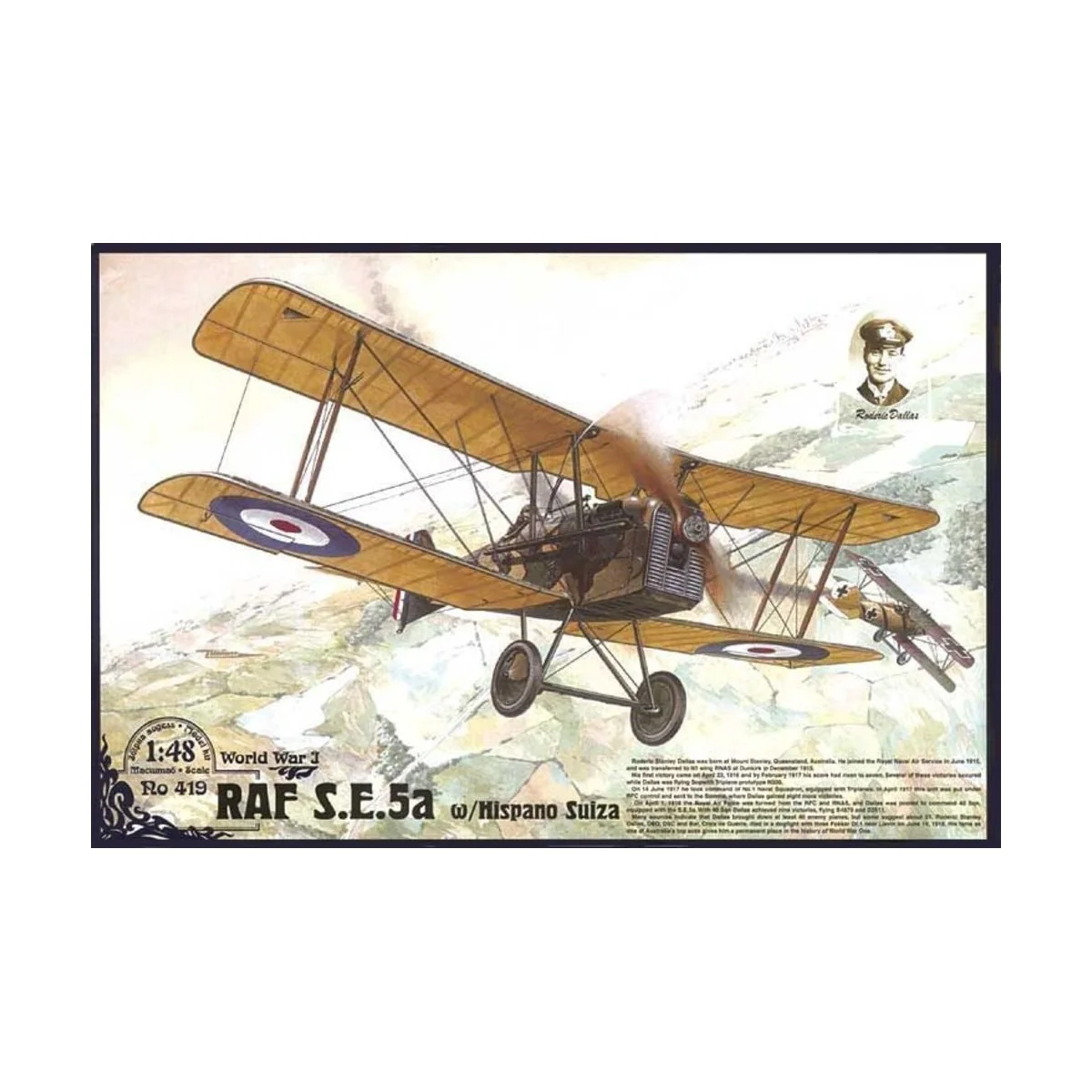RAF S.E.5a w/ Hispano Suiza, 1/48 - Roden 419