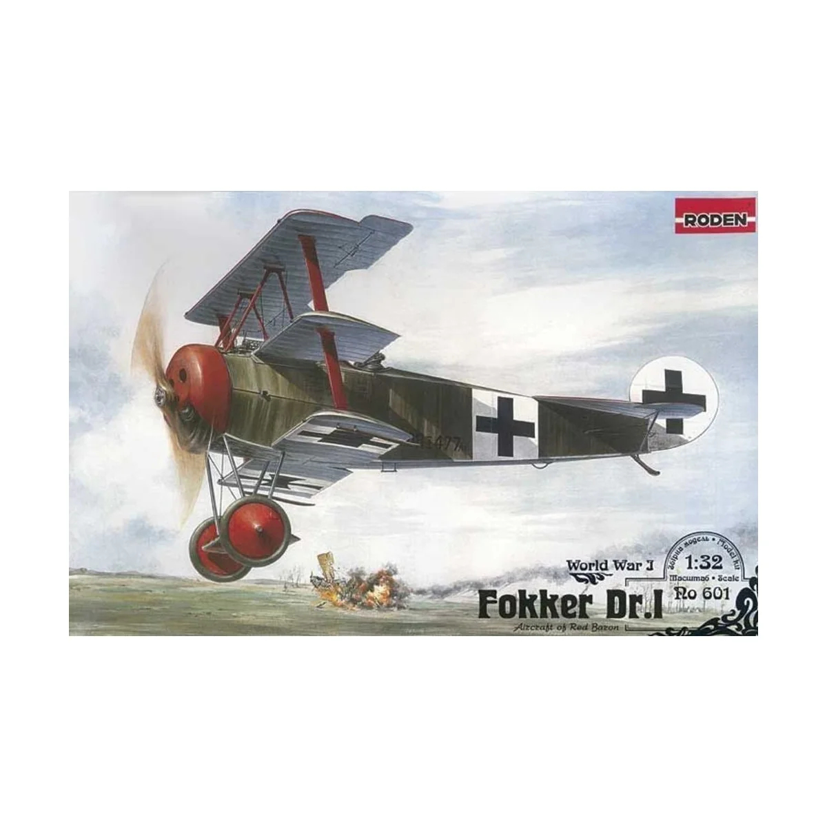 Fokker Dr.I, 1/32 - Roden 601