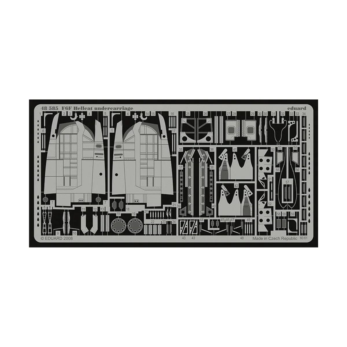 F6F Hellcat undercarriage für Eduard Bausatz, 1/48 - Eduard Accesso... F6F Hellcat undercarriage für Eduard Bausatz, 1/48 - Eduard Accesso...