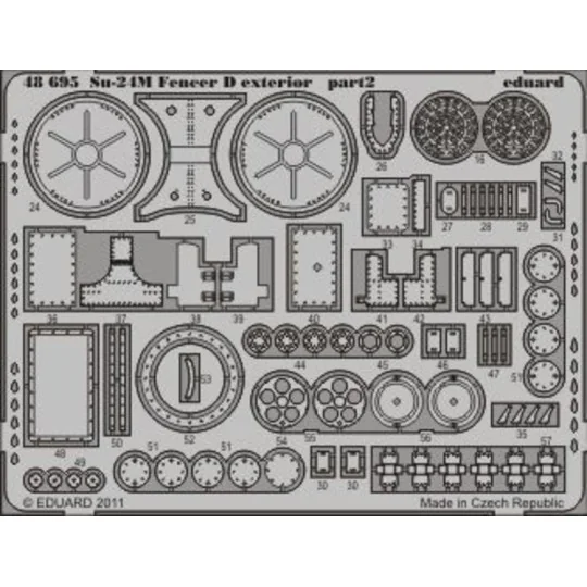 Su-24M Fencer D exterior, 1/48 - Eduard Accessories 48695