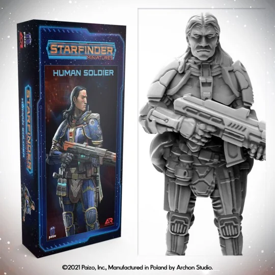 Masters of the Universe Miniatures: HUMAN SOLDIER - Archon Studio P...