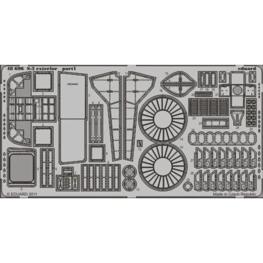 S-3 exterior for Italeri, 1/48 - Eduard Accessories 48696
