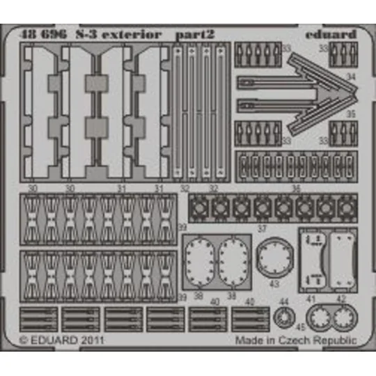 S-3 exterior for Italeri - Eduard Accessories 48696