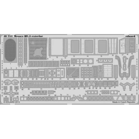 Wessex HU.5 exterior for Italeri, 1/48 - Eduard Accessories 48754