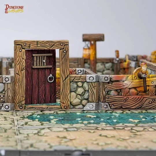 Dungeons & Lasers Dwarven Mine Half-Height Walls - Archon Studio DN...
