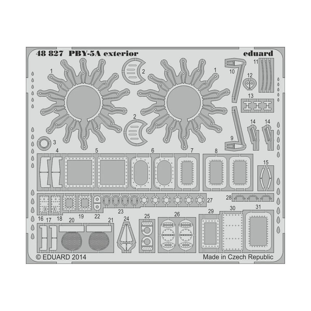 PBY-5A exterior for Revell, 1/48 - Eduard Accessories 48827