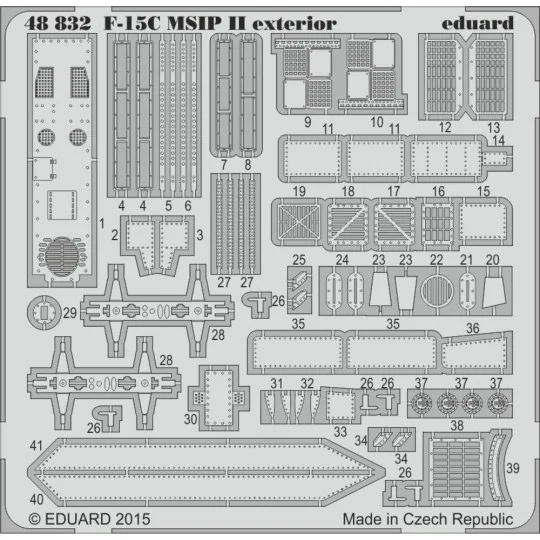 F-15C MSIP II exterior for Great Wall Ho, 1/48 - Eduard Accessories...